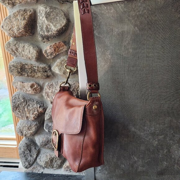 COACH J0769-11419 Bleecker Legacy Tattersall Flap Leather Shoulder Bag - Picture 4 of 16